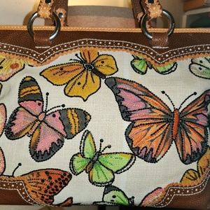 Isabella Fiore Leather Tote